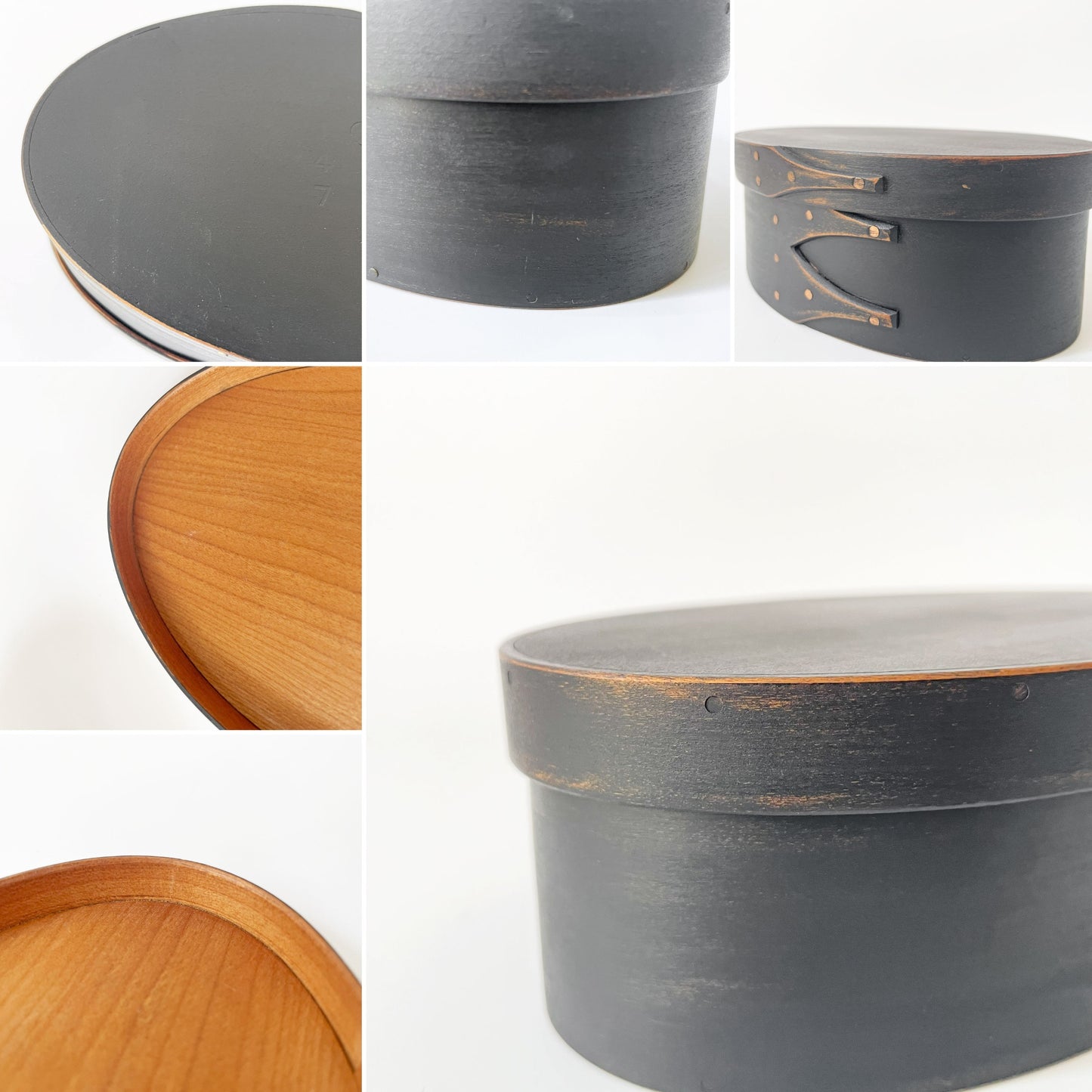 IFUJI 井藤昌志 シェーカーボックス オーバルボックス type-R #2 ブラック 三度黒 イタヤカエデ材 シェーカー家具 現代作家 ★