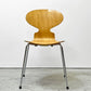フリッツハンセン Fritz Hansen アントチェア 4本脚 ナチュラルビーチ ラッカー アルネ・ヤコブセン 北欧家具 K ●