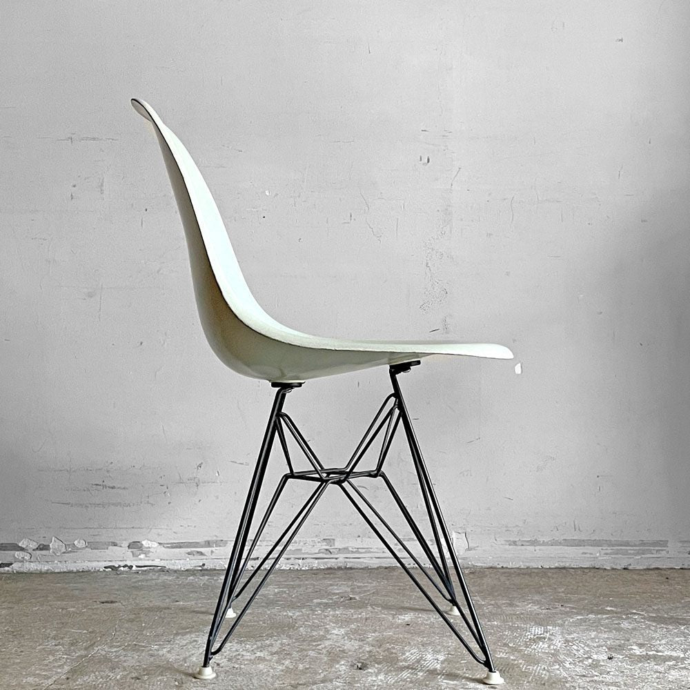 ハーマンミラー Herman Miller サイドシェルチェア セカンド 2nd FRP ライトブルー ロビンズエッグブルー エッフェルベース イームズ ビンテージ ■