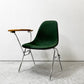 ハーマンミラー Herman Miller サイドシェルチェア セカンド 2nd ビンテージ アプホルスター スクールベース スタッキングベース 肘掛けテーブル付 イームズ ミッドセンチュリー E ●