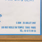 ローレンス・ウィナー Lawrence Weiner エキシビジョンポスター À fripon fripon & demi 1997 額装品 ウッドフレーム ◎