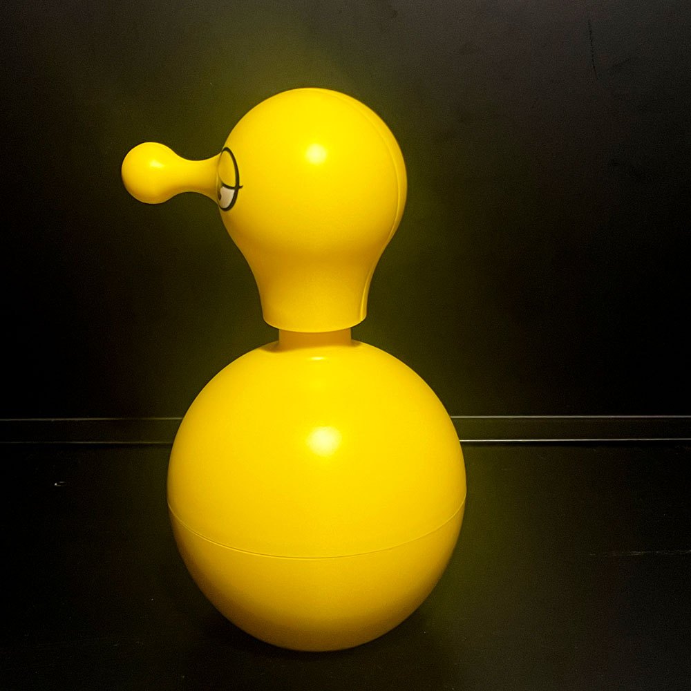 アレッシィ ALESSI ミスターコールド Mr.Cold ソープディスペンサー イエロー マッシモ・ジャコン Massimo Giacon 樹脂製 570ml イタリア ■