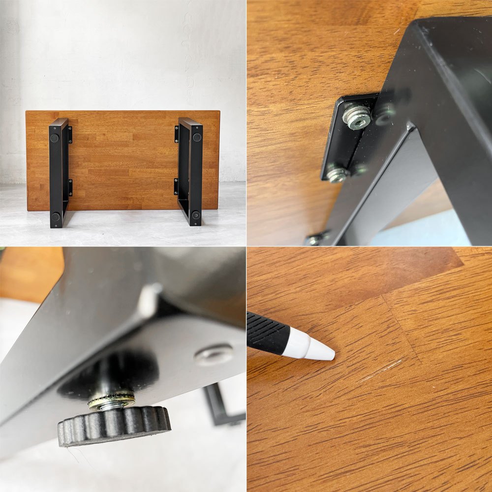 かなでもの KANADEMONO ローテーブル The Row Table W96㎝ ラバーウッド無垢材 コーヒーテーブル サイドテーブル 参考価格￥42.000- ★
