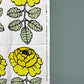 マリメッコ Marimekko マーライスルース Maalaisruusu ファブリック 147 × 175cm イエロー ◎