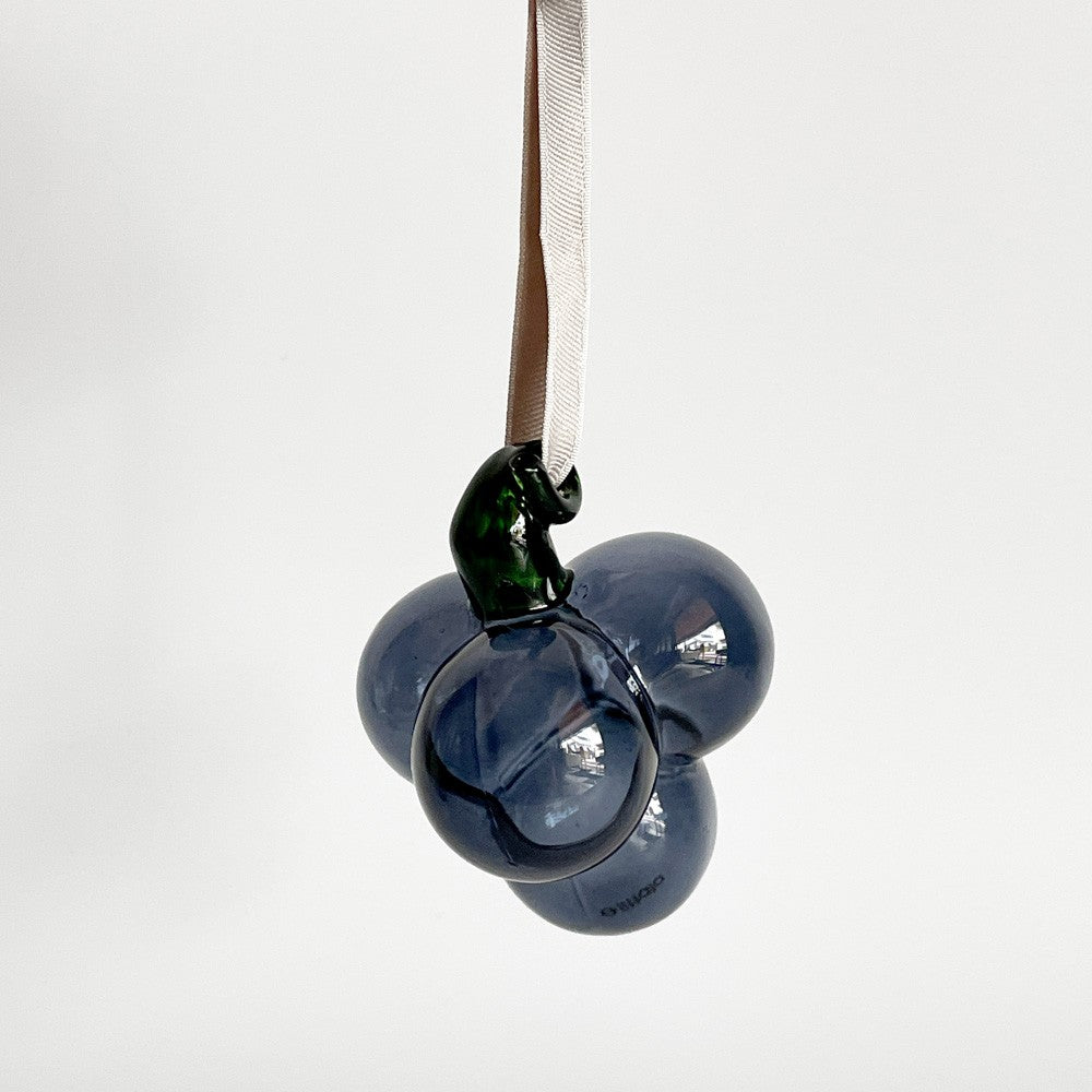 イッタラ iittala オーナメント ミニ フルーツ&ベジタブル 3個セット グレープ ナス パンプキン ガラス 箱付き 定価￥8,360- 廃番 ■