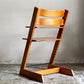 ストッケ STOKKE トリップトラップ TRIPP TRAPP ベビーチェア キッズチェア S/N無し 木製ガード レザーベルト ノルウェー 北欧家具 ■