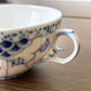 ロイヤルコペンハーゲン ROYAL COPENHAGEN ブルーフルーテッド フルレース ティー カップ & ソーサー デンマーク 北欧食器 B ★