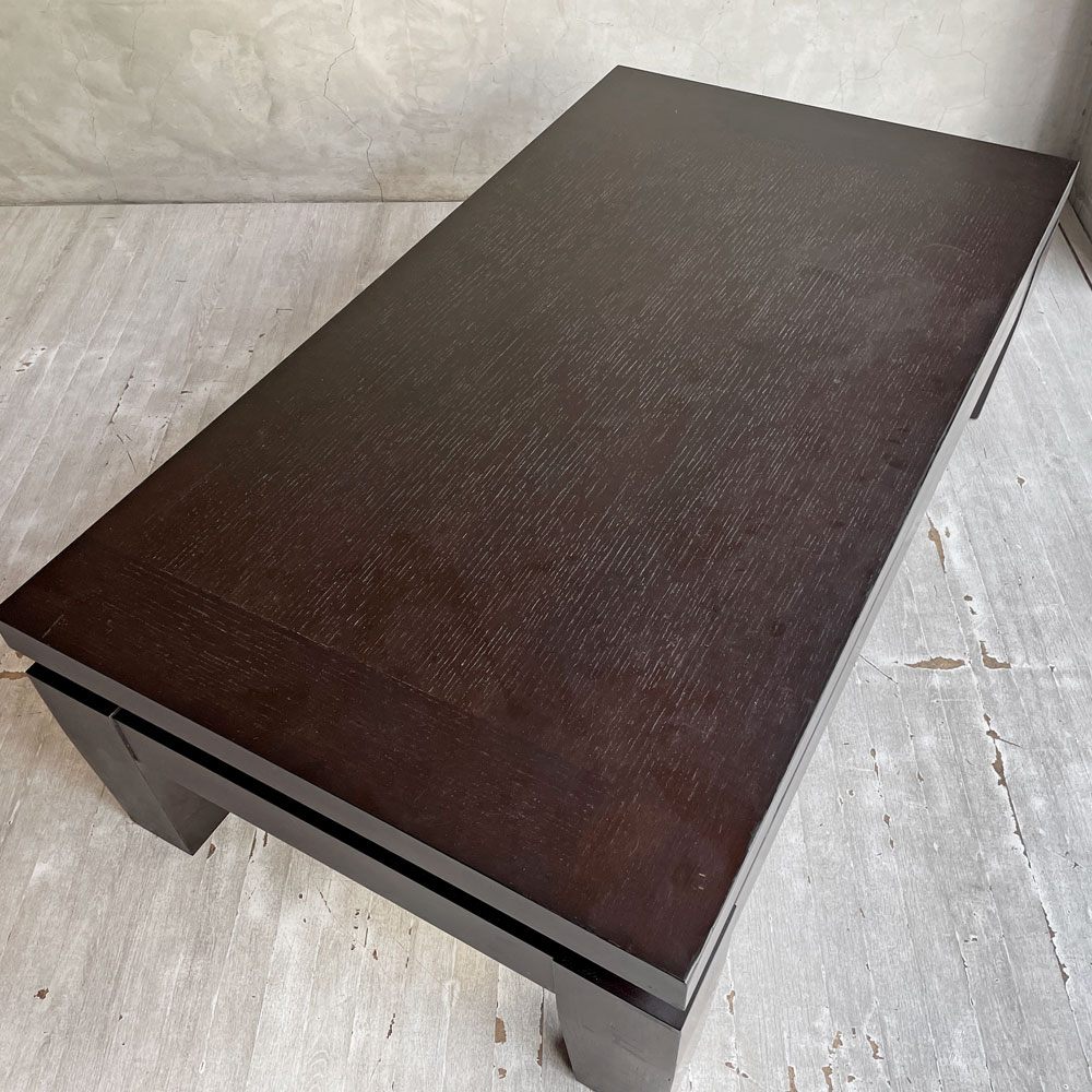 カッシーナイクスシー Cassina ixc. サルダン SARDANE ローテーブル センターテーブル アッシュ材 ブラウン フィリップユーレル Philippe Hurel 定価￥396,000- ♪