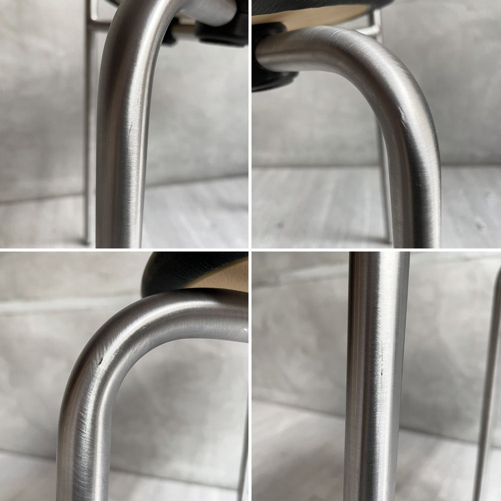 カールハンセン＆サン Carl Hansen & Son CH88P ダイニングチェア オーク材 本革 ブラックレザー ハンス・J・ウェグナー デンマーク 北欧家具 美品 ♪