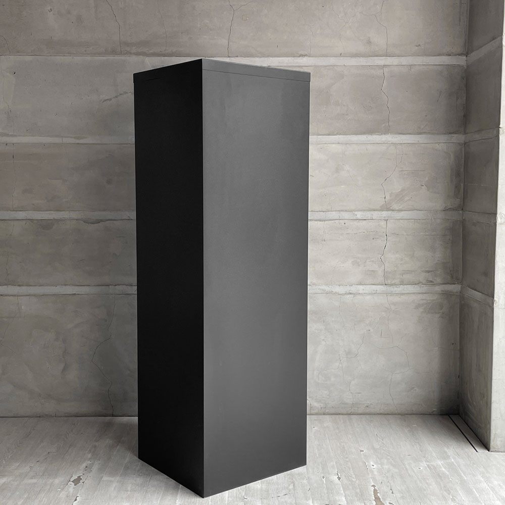 ビスレー QUBE By BISLEY ファイリング デスクキャビネット ブラック 4ドロワー A4サイズ オフィス家具 鍵付き 英国 廃番 ♪