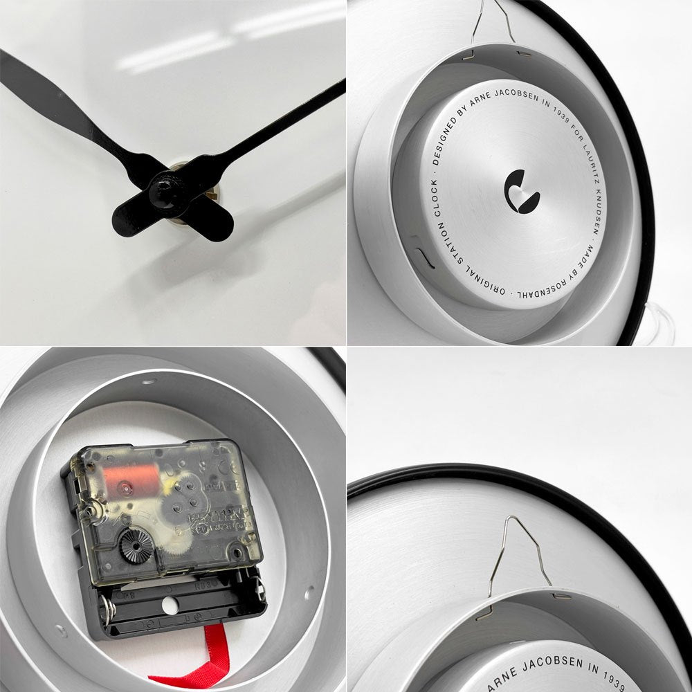 ローゼンダール ROSENDAHL ステーション STATION ウォールクロック 掛け時計 アルネ・ヤコブセン Arne Jacobsen デンマーク ●