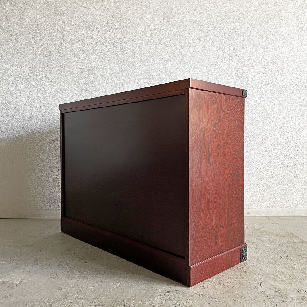 境木工 SAKAI MOKKO 吉野民芸 40 整理タンス 抽斗6杯 欅材 W120cm 鍵付 和箪笥 大川家具 参考価格￥327,800- 〓