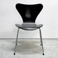 フリッツハンセン Fritz Hansen セブンチェア ダイニングチェア カラードアッシュ ブラック アルネ・ヤコブセン 北欧 デンマーク 定価￥76,780- B ●