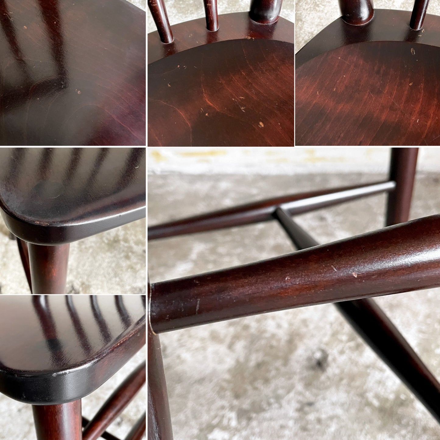 松本民芸家具 220F型 チェア Finnish style Chair ダイニングチェア ミズメザクラ材 民藝家具 和モダン 定価￥148,500- B ■