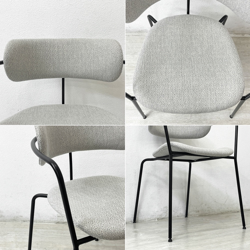 ワークプラス Work Plus ホアカチェア HOAKA CHAIR アームチェア スタッキング スチールフレーム ファブリック グレー アスプルンド取扱 A ●