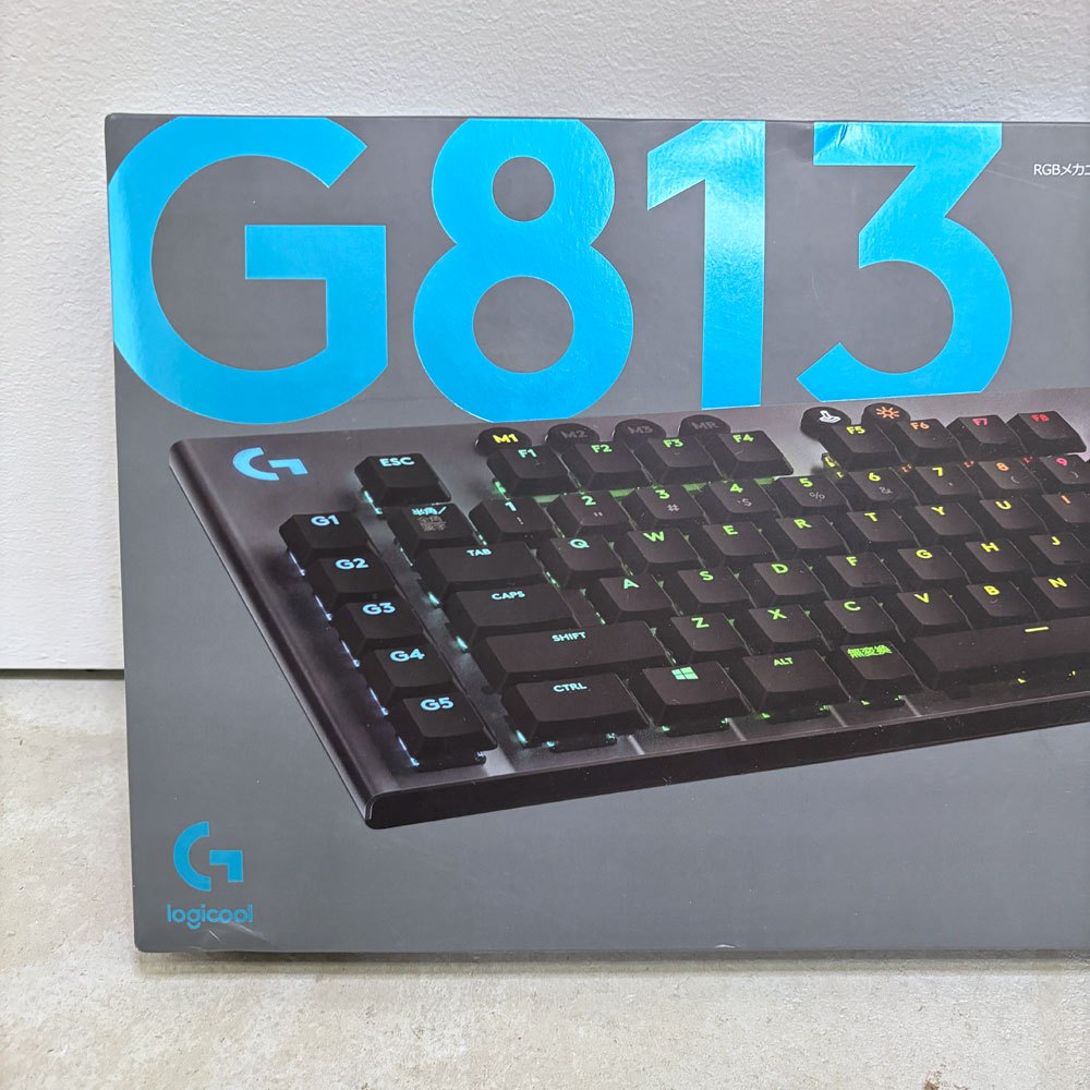 ロジクール Logicool G813 RCBメカニカル ゲーミング キーボード タクタイル 有線 ブラック 薄型 PC パソコン スイス 国内正規品 箱付 未開封 未使用品 ●
