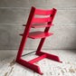 ストッケ STOKKE トリップトラップ TRIPP TRAPP ベビーチェア キッズチェア レッド S/N4～ ノルウェー 北欧家具 現状品 ♪