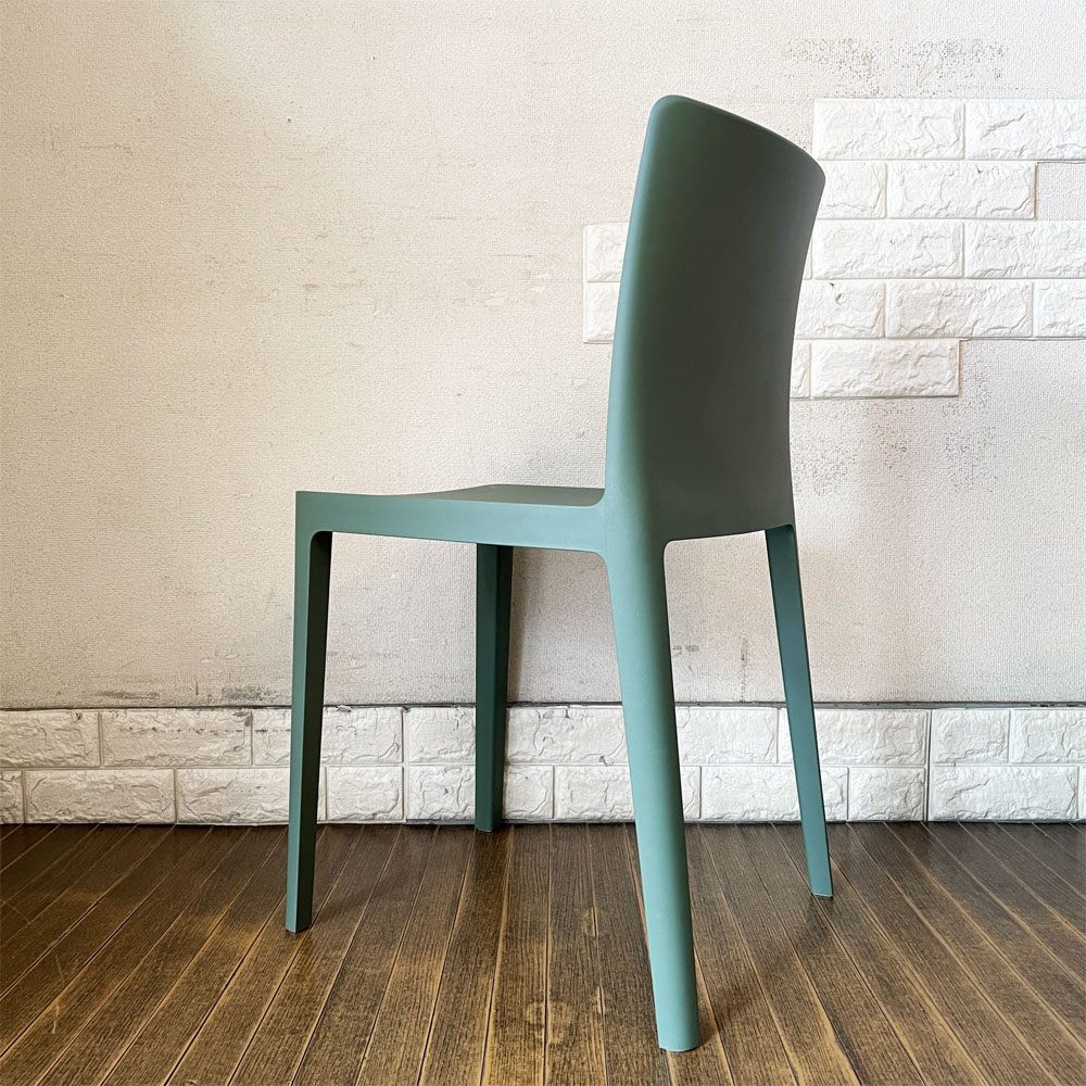 ヘイ HAY エレメンターレチェア ELEMENTAIRE CHAIR スモーキーグリーン ダイニングチェア ガーデンチェア ロナン＆エルワン・ブルレック 定価￥33,000- B ◎