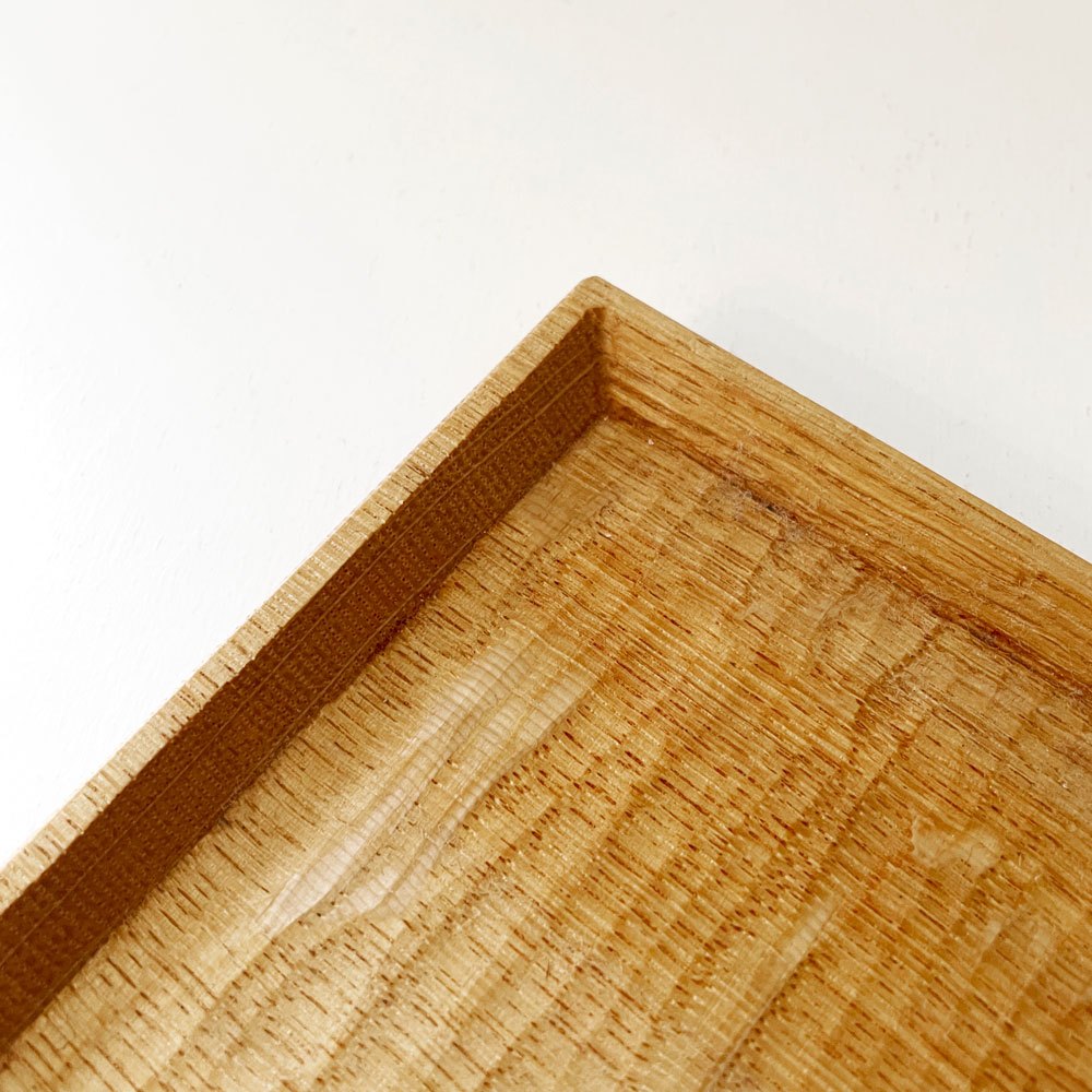 富井貴志 Takashi Tomii シキモノ shikimono 木製トレイ Mサイズ 20×30cm ナラ材 プレート 盆 木工 現代作家 定価￥11,550- C ◎