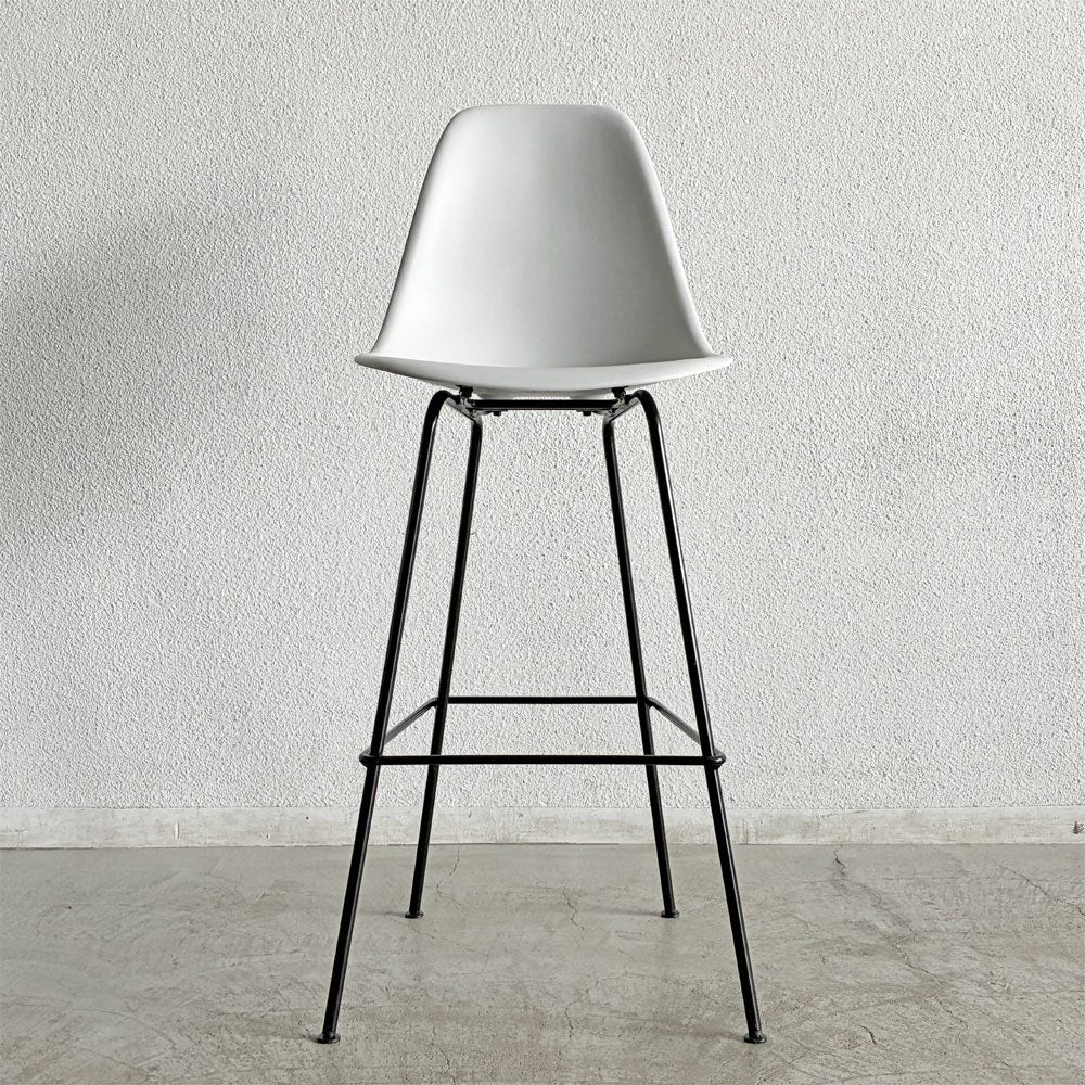 ハーマンミラー Herman Miller イームズ シェルスツール バーハイトスツール ホワイト H115.5cm ポリプロピレン製 イームズ ミッドセンチュリー A 〓
