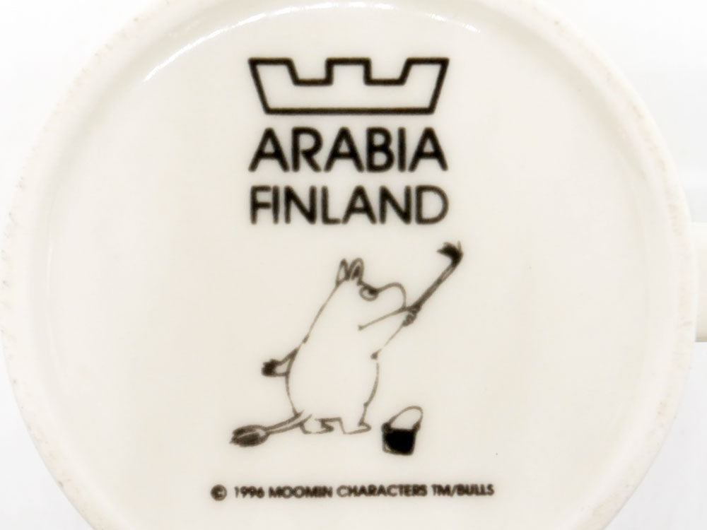 アラビア ARABIA ムーミンマグ オフィス 1996-2002 イエロー 廃番 フィンランド 北欧食器 ●
