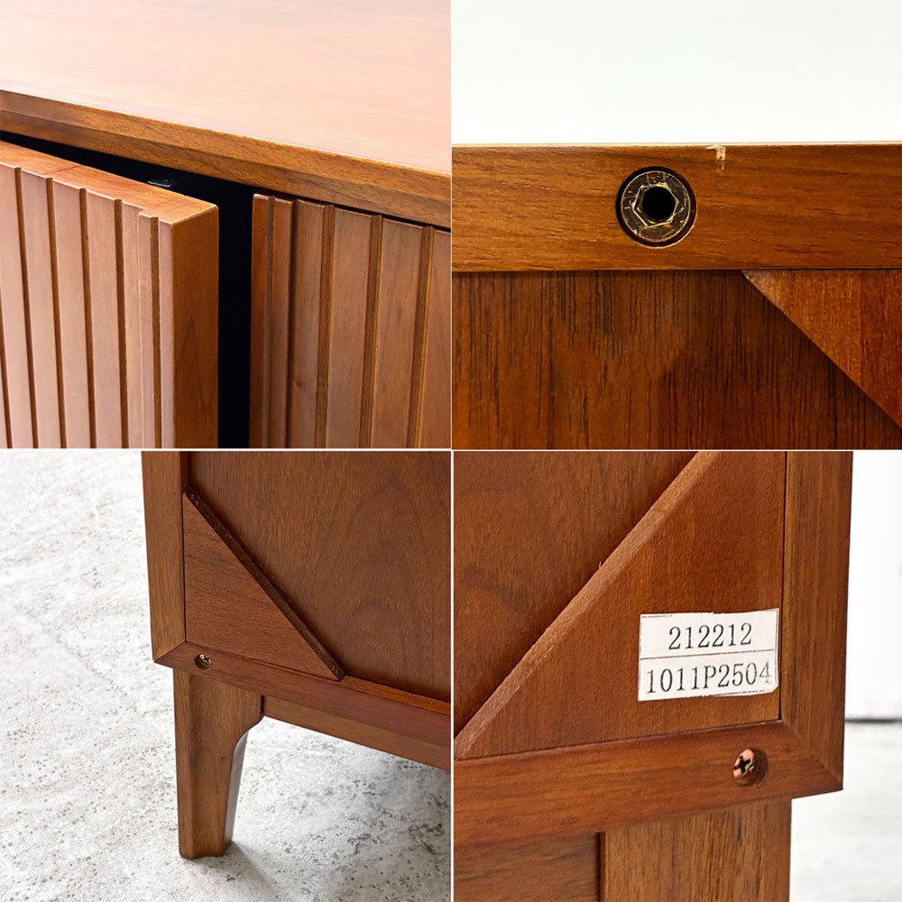アクメファニチャー ACME Furniture ブルックス BROOKS スモールサーバー SMALL SERVER キャビネット プッシュラッチ式 棚板可動式 W74.5cm 収納 USビンテージスタイル 定価￥78,100- ●