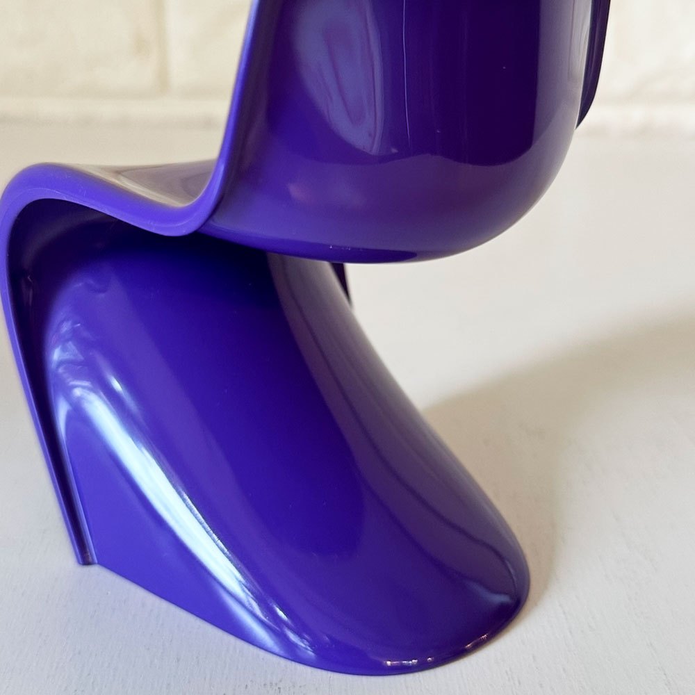 ヴィトラ デザインミュージアム Vitra Design Museum ミニチュアコレクション パントンチェア 1/6スケール 限定カラー パープル 箱付き ◎