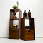 アクメ ファニチャー ACME Furniture トロイ TROY オープンシェルフ 3段 Lサイズ + トロイボックス TROY BOX L 収納 木箱 ボックス 1個セット チーク古材 インダストリアル 合計定価￥42,625- ●