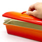ルクルーゼ LE CREUSET テリーヌ・レクタ 長方形 ストーンウェア 28cm オレンジ フランス ●