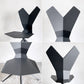 トムディクソン Tom Dixon Yチェア ダイニングチェア ブラック 回転式 アルミニウムベース ブラックパウダー塗装 モダンデザイン 希少 ■