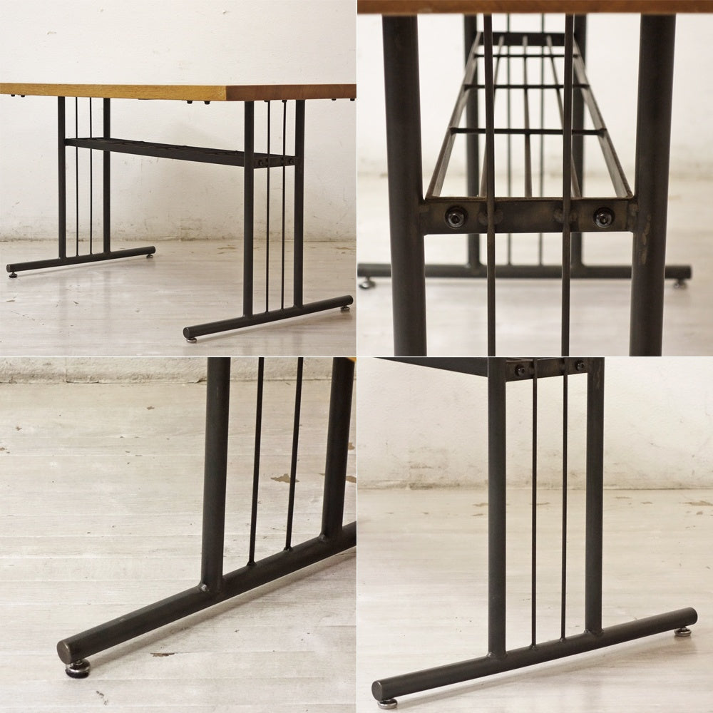 クラッシュゲート CRASH GATE ノットアンティークス Knot antiques グリット2 GRITⅡ リビングダイニングテーブル w140cm インダストリアルデザイン ●