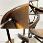 アーコール Ercol スモーカーズチェア Smoker's chair カウホーンチェア No.338 ラウンジチェア ビーチ×エルム材 ブルーラベル 英国 ビンテージ 希少 ●