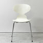 フリッツハンセン Fritz Hansen アントチェア ANT CHAIR アリンコチェア 4本脚 ホワイト ラッカー アルネ・ヤコブセン デンマーク 北欧家具 A ●