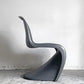 ヴィトラ vitra パントンチェア ダイニングチェア スタッキングチェア ディープブラック ヴェルナー・パントン Panton ミッドセンチュリー スペースエイジ ■