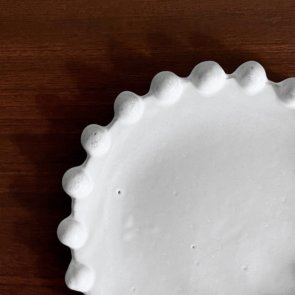 アスティエ・ド・ヴィラット Astier de Villatte アデライド ADELAIDE ソーサー W13cm 陶器 フランス ■