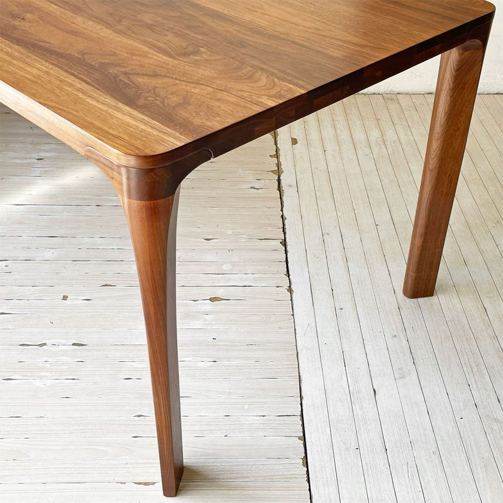 カリモク Karimoku ダイニングテーブル DD5235 ウォールナット無垢材 W150cm オーダー品 美品 参考定価293,700円 ★