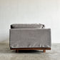 マスターウォール MASTERWAL デニッシュ DANISH SOFA コーナーソファ W94cm ウォールナット無垢材 ファブリック 新品替えカバー付 合計定価￥445,500- 〓