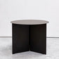 ヘイ HAY スリットテーブル SLIT TABLE XL サイドテーブル ローテーブル ラウンド Φ45cm スチール ブラック 北欧 デンマーク モダン C ●