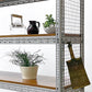 リオン LYON アングルシェルフ SLOTTED ANGLE SHELF 5段 オープンシェルフ W124.5 x D40.5 x H175.5cm P.F.S取扱 スチールメッシュ インダストリアル 工業系 ●