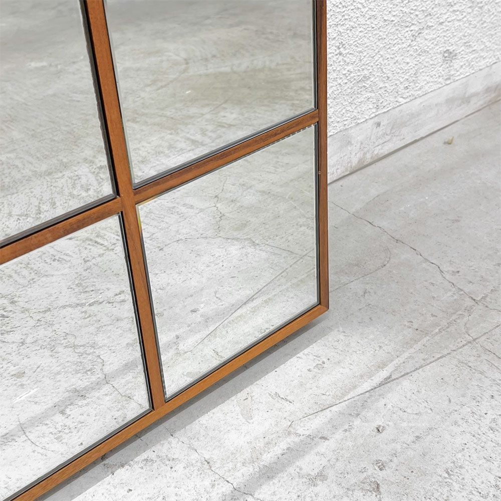 ポラダ porada フォーシーズンズ・クアドラート ミラー FOUR SEASONS QUADRATO MIRROR 100cm ウォールナット無垢材 〓
