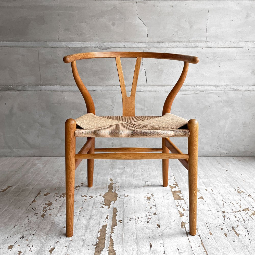 カールハンセン＆サン Carl Hansen & Son CH24 Yチェア オイルフィニッシュ オーク材 ハンス・J・ウェグナー デンマーク ペーパーコード張替済 日本仕様サイズ ♪