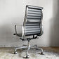 ハーマンミラー Herman Miller アルミナムグループ エグゼクティブチェア ハイバック レザーシート 本革 ブラック 5本脚 C&Rイームズ ミッドセンチュリー ■