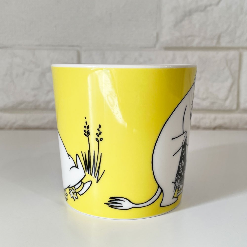 アラビア ARABIA ムーミンマグ MOOMIN スノークのお嬢さん フローレン イエロー 廃番 フィンランド 北欧食器 ◎