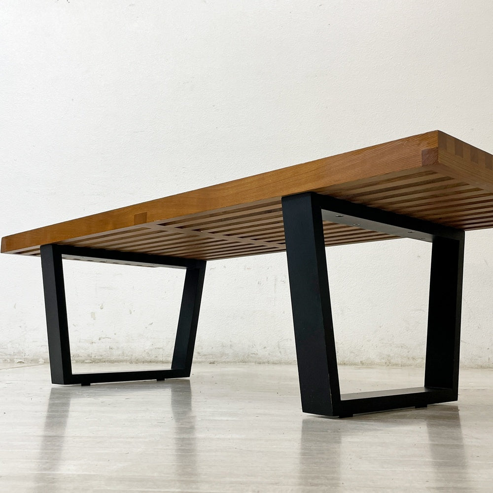 ジョージ ネルソン George Nelson プラットフォーム ベンチ Platform Bench テーブル ミッドセンチュリーデザイン リプロダクト ●