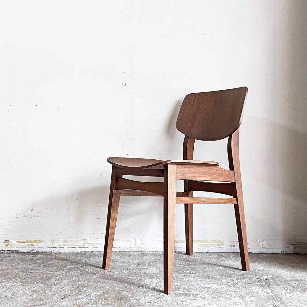 トラックファニチャー TRUCK FURNITURE トーチチェア TORCH CHAIR ダイニングチェア オーク材 ウッドシート ブラウン B ■