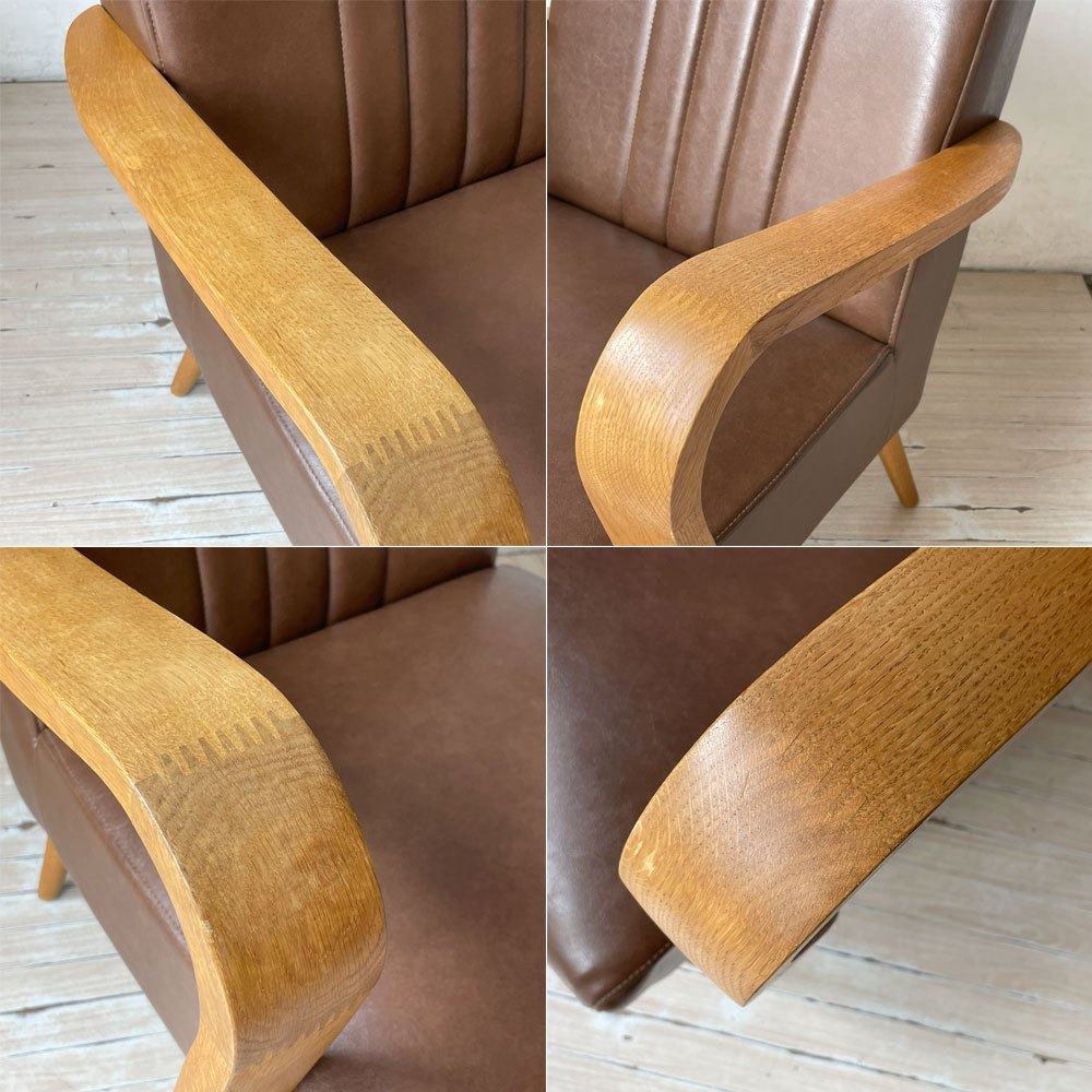 クラッシュゲート CRASH GATE ノットアンティークス Knot antiques ベスパ VESPA 1シーターソファ アーム付 PVCレザー カフェスタイル  ★