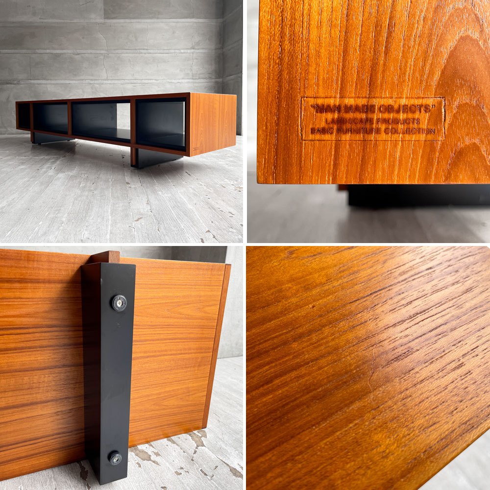 ランドスケーププロダクツ Landscape Products レイモンドキャビネットロー RAYMOND CABINET LOW AVボード 別注チーク材仕様 W150cm ♪