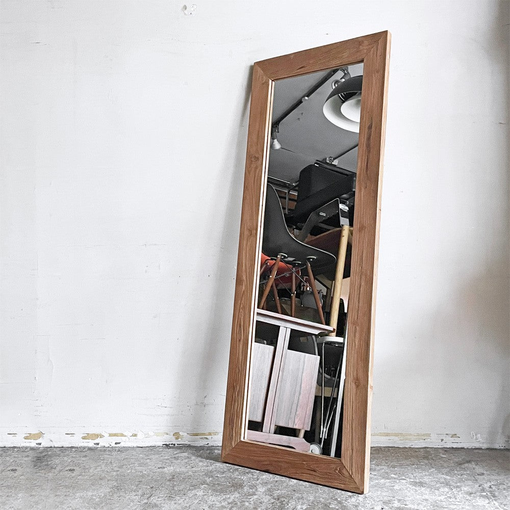 イデー IDEE ジャティ トゥア ミラー JATI TUA MIRROR Mサイズ 姿見 オールドチーク材 無垢材 定価￥99,900- ■