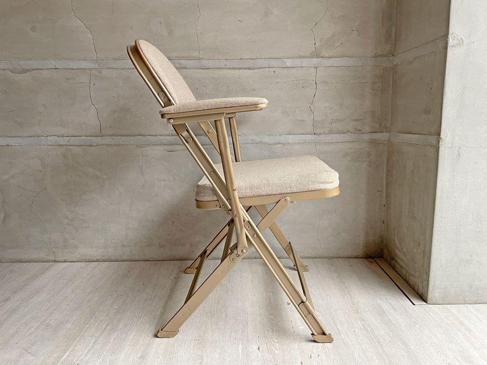 クラリン CLARIN フォールディングアームチェア FOLDING CHAIR WITH ARM フルクッション 折畳み US 米国 P.F.S 取扱 ♪