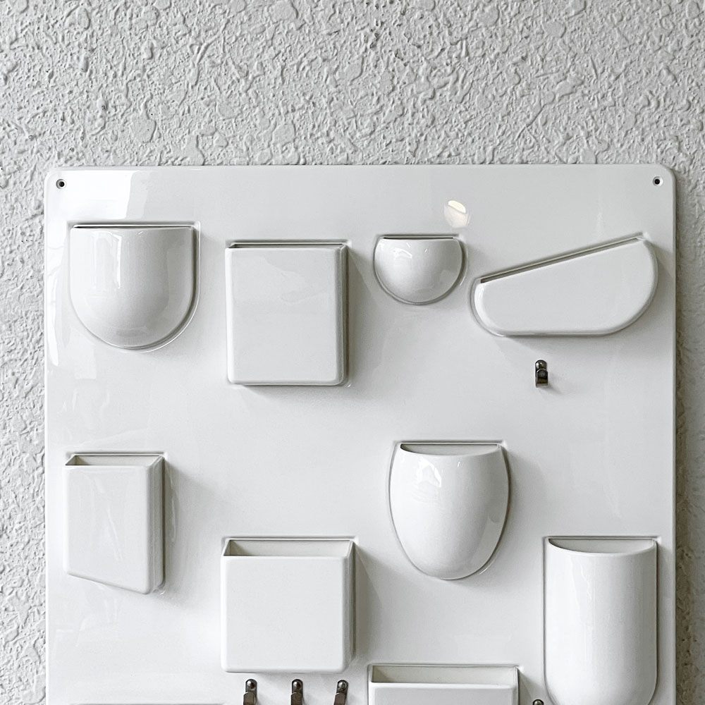 ヴィトラ Vitra ウーテンシロ2 Uten.Silo II ホワイト ウォールポケット 壁掛け収納 インゴ・マウラー & ドロシー・ベッカー ◇